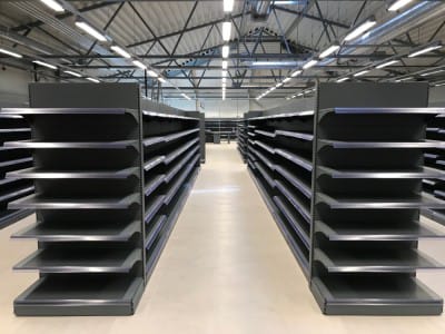 VVN team leverte leveringsutstyr og monteringsarbeider i den nye butikken til butikkjeden "TOP" i Sigulda.